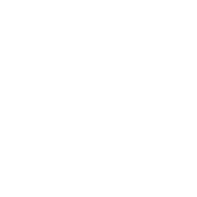 Das weiße Logo als Outline von Kinnius –Meisterwurst.